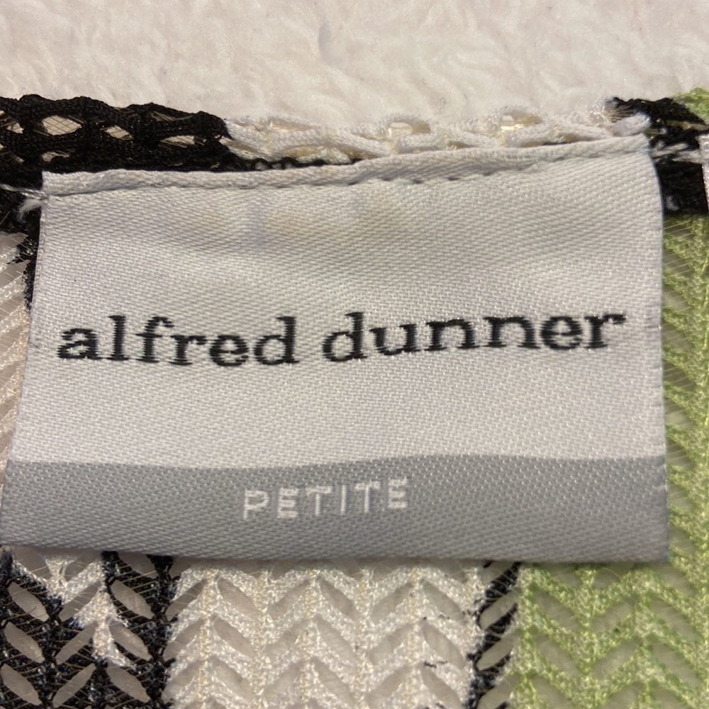 Alfred Dunner Open Front Chevron Pattern Cardigan… - image 5